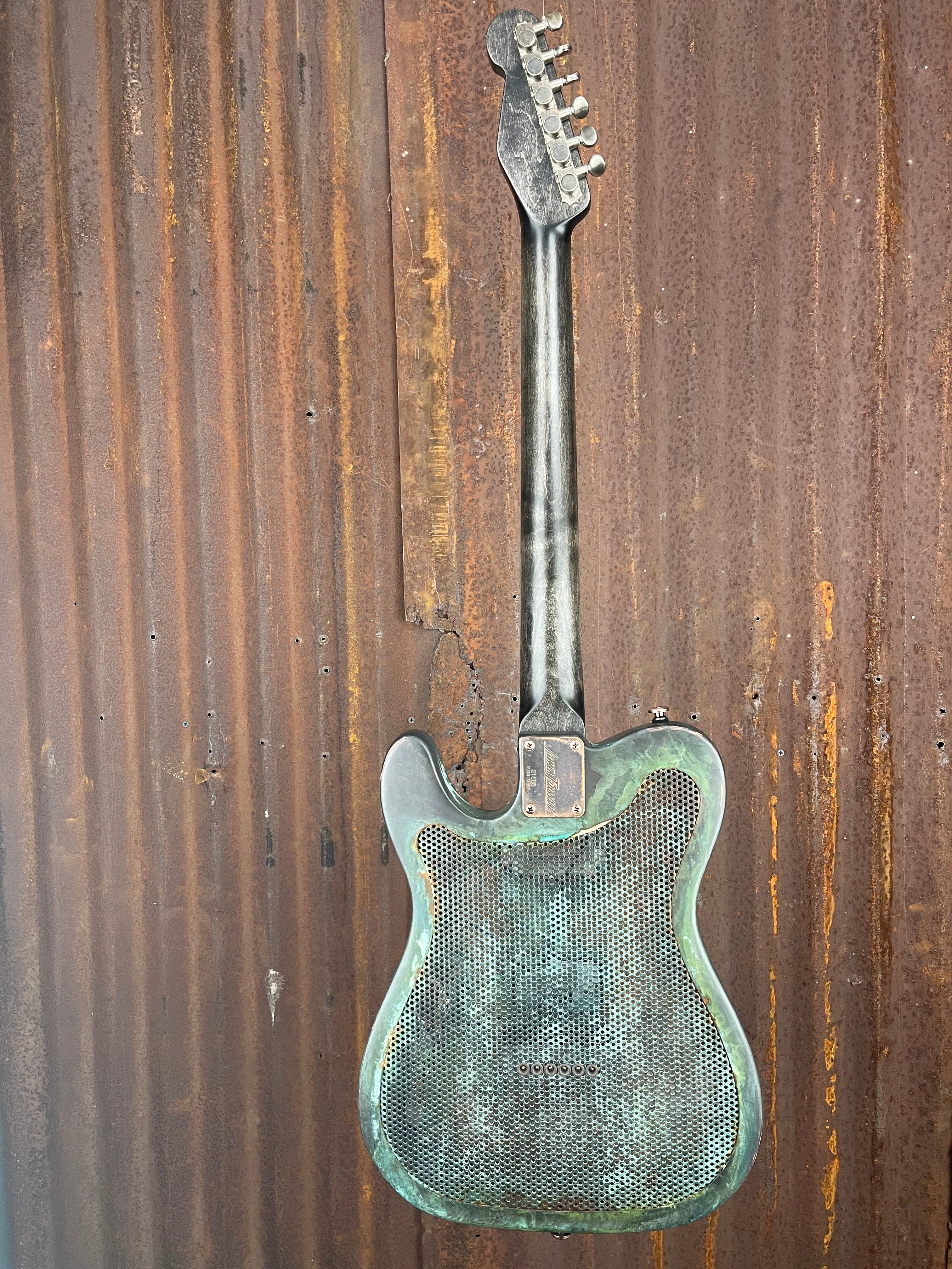 21005 Titanic Green Gator engraved SteelCaster