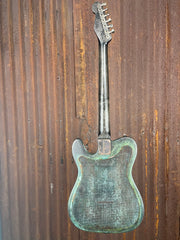 21005 Titanic Green Gator engraved SteelCaster