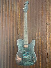 21005 Titanic Green Gator engraved SteelCaster
