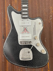 21110 Pinstriped Antique Silver Black Snakeskin Driftwood Steelmaster