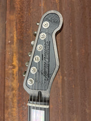 21110 Pinstriped Antique Silver Black Snakeskin Driftwood Steelmaster