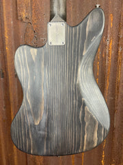 21110 Pinstriped Antique Silver Black Snakeskin Driftwood Steelmaster