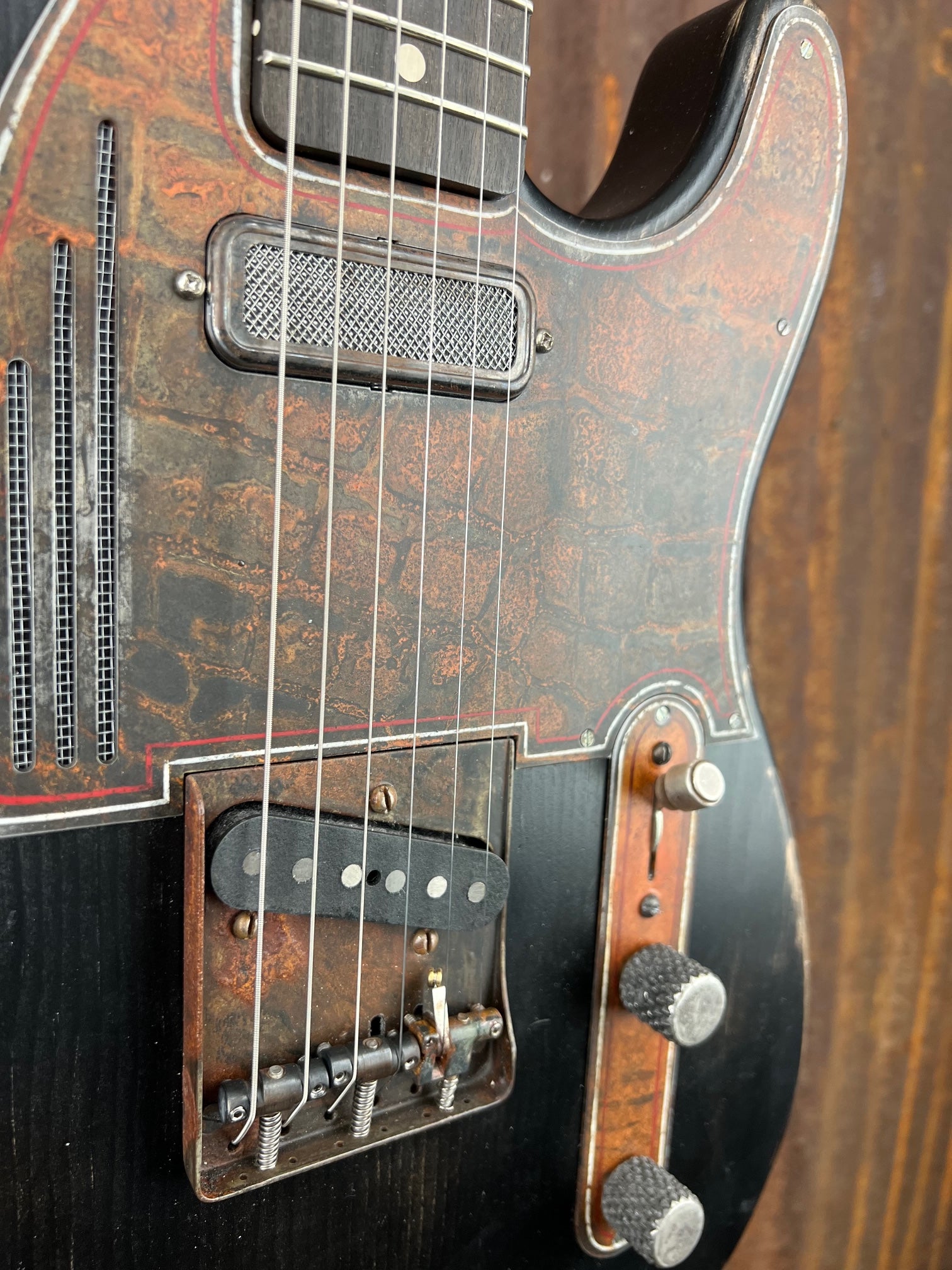 21062 Rust O Matic Pinstriped SteelGuardCaster with Glaser B Bender