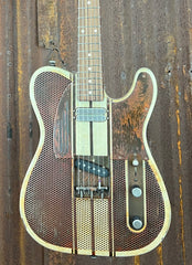 21089 Rust and Cream Racing Striped Holey SteelCaster with Glaser B Bender