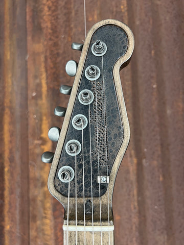 21169 Black on Snakeskin SteelTopCaster
