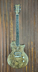 21164 Rust on Cream Snakeskin Deville Jr