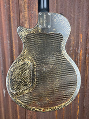 21164 Rust on Cream Snakeskin Deville Jr