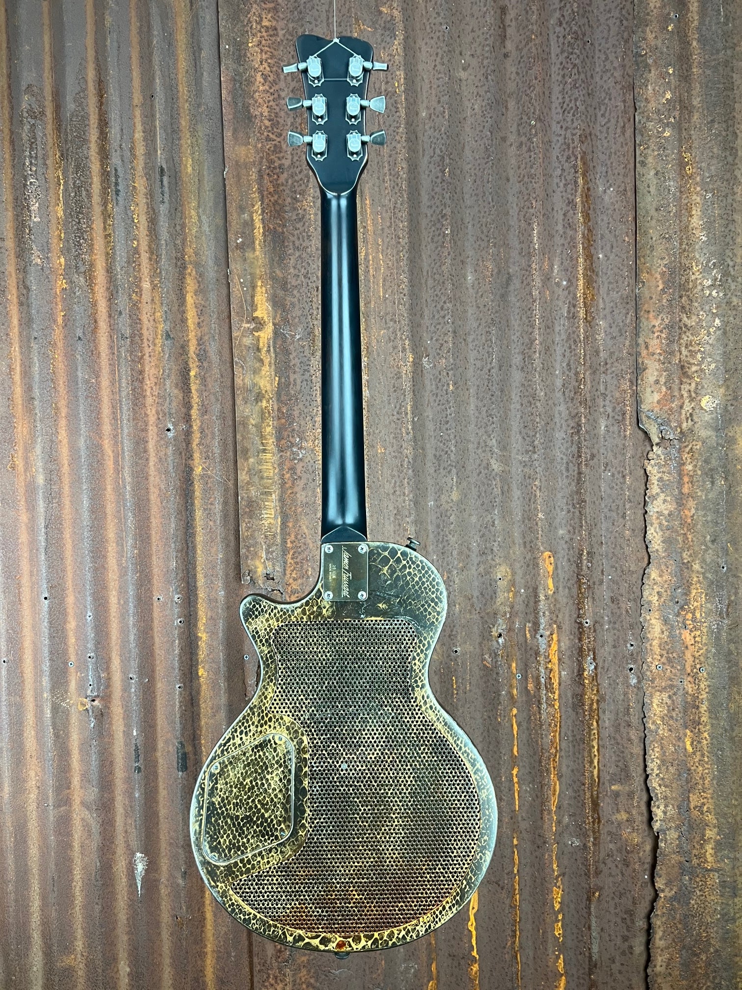 21164 Rust on Cream Snakeskin Deville Jr