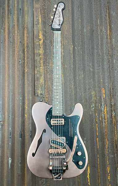 21028 Black Gator on Antique Copper Deluxe SteelCaster – James