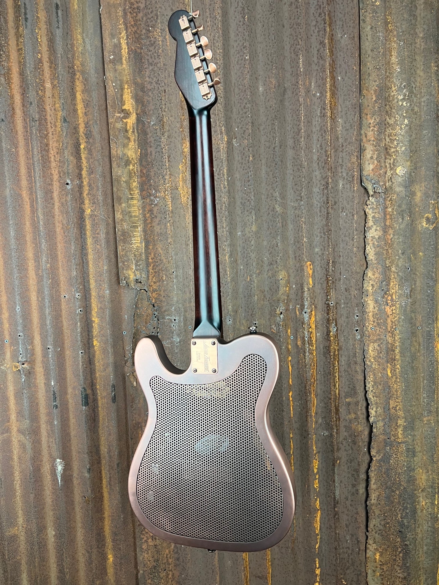 21028 Black Gator on Antique Copper Deluxe SteelCaster