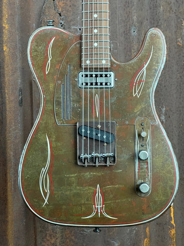 21091 Rust O Matic Pinstriped Baritone SteelCaster
