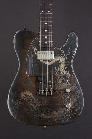 16043 Rust On Cream Dragon Steelcaster