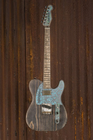 17123 Steel on Ocean Blue Roses SteelGuardCaster