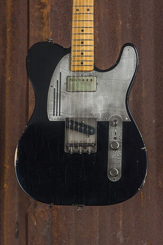 17060 Antique Silver Gator Black Relic SteelGuardCaster