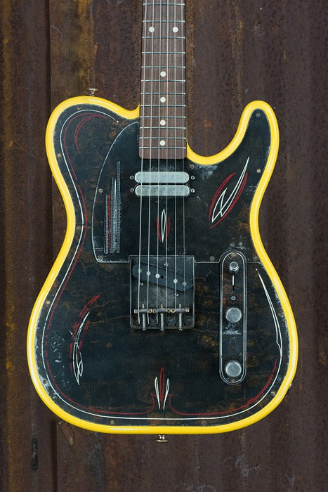 18002 Rust O Matic Pinstripe on TV Color SteelTopCaster