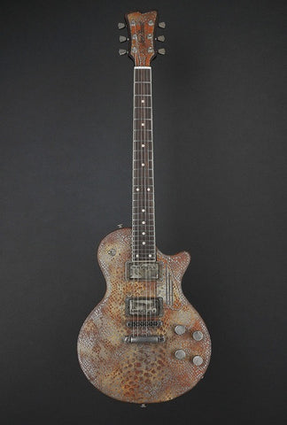 11143 Rust on Cream Snakeskin SteelDeville