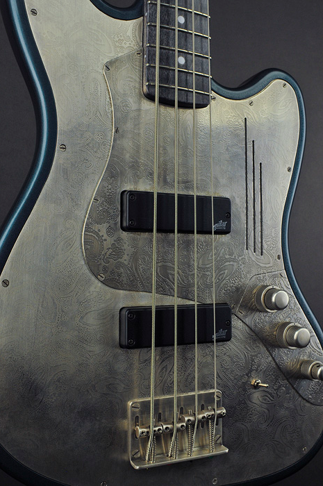 13008 Brett Simons Signature Model Antique Silver SteelTopCaster Bass