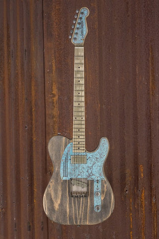 17140 Ocean Blue on Paisley Driftwood SteelGuardCaster