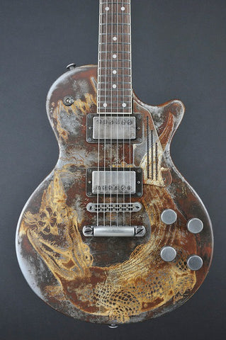13051 Rust on Cream Alligator SteelDeville