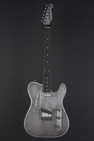 15141 Antique Silver Holey Snakeskin SteelCaster