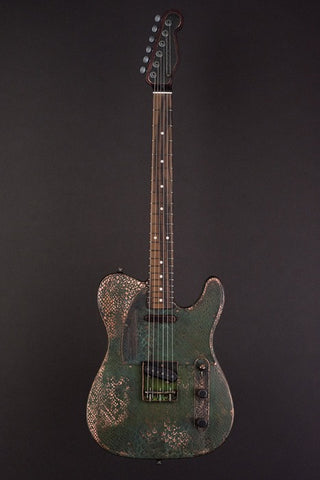 16013 Titanic Green Snakeskin SteelCaster