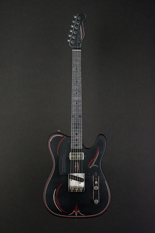 15083 Satin Black Pinstripe SteelCaster
