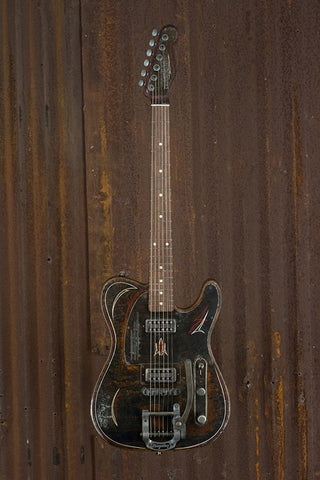 18076 Rust O Matic Pinstriped SteelCaster with B16 Bigsby