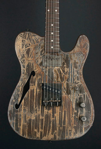 11040 Rust on Cream Bamboo Deluxe SteelCaster