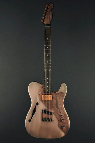 15036 Antique Copper Roses Pickguard Deluxe SteelCaster
