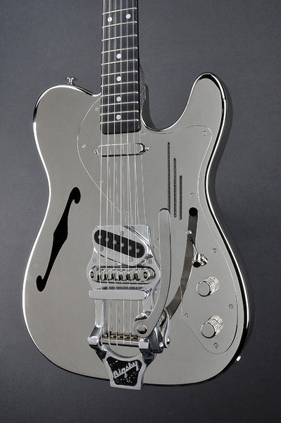 12064 Shiny Nickel Deluxe SteelCaster with B16 Bigsby – James