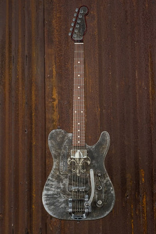 17100 Rust on Cream Fleur de Lys SteelCaster