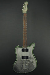 13219 Reverse Antique Silver Snakeskin Cadillac Green SteelMaster