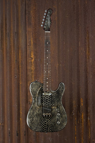 18023 Rust on Cream Snakeskin SteelCaster