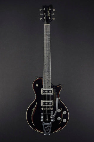 15000 Satin Black Pinstripe SteelDeville with B7 Bigsby