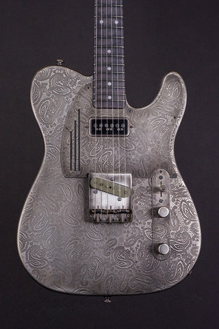 16014 Antique Silver paisley SteelCaster