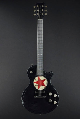 13143 Black Red Star Holey SteelDeville