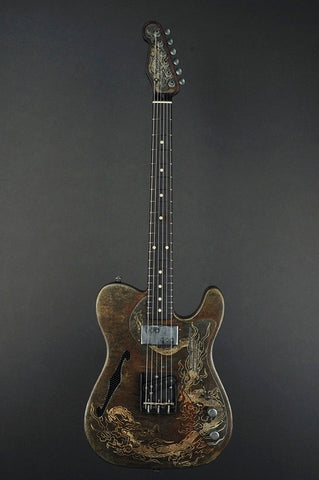15073 Rust on Cream Dragon Deluxe SteelCaster