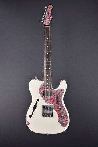 12217 Cream on Red Roses Deluxe SteelCaster