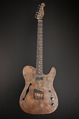 11028 Rust on Cream Snakeskin Deluxe SteelCaster