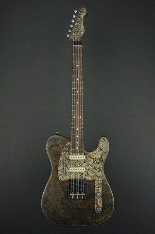 15032 Rust on Cream Paisley SteelCaster