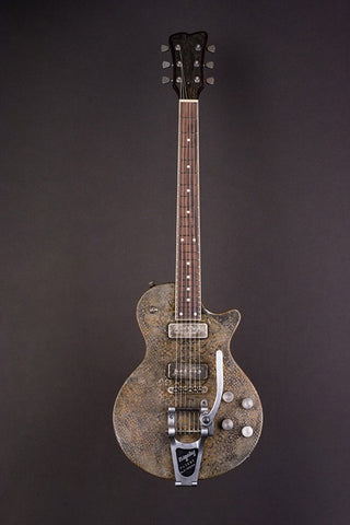 17037 Rusty Snakeskin SteelDeville with B7 Bigsby