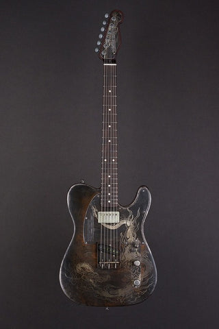 16043 Rust On Cream Dragon Steelcaster