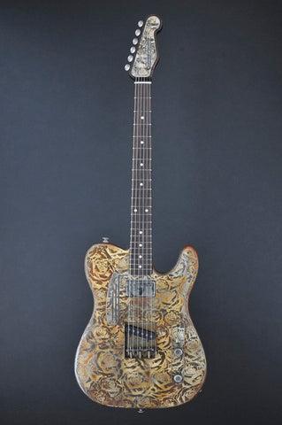 11251 Rust on Cream Roses SteelCaster