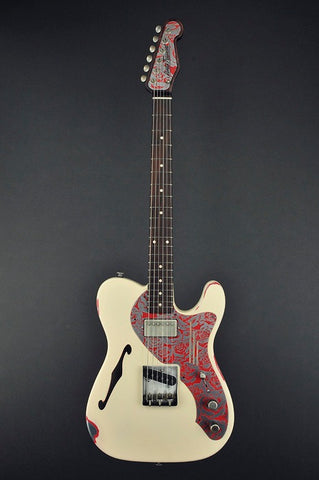 13212 Cream on Red Roses Deluxe SteelCaster