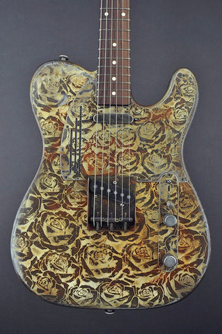 13072 Rust on Cream Roses SteelCaster