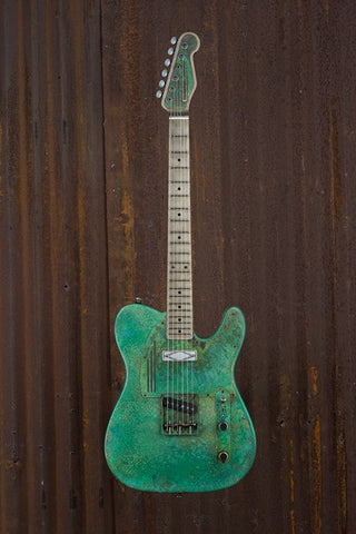 18053 Titanic Green Snakeskin SteelCaster