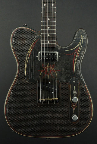 14034 Rust O Matic Pinstripe Holey Front SteelCaster