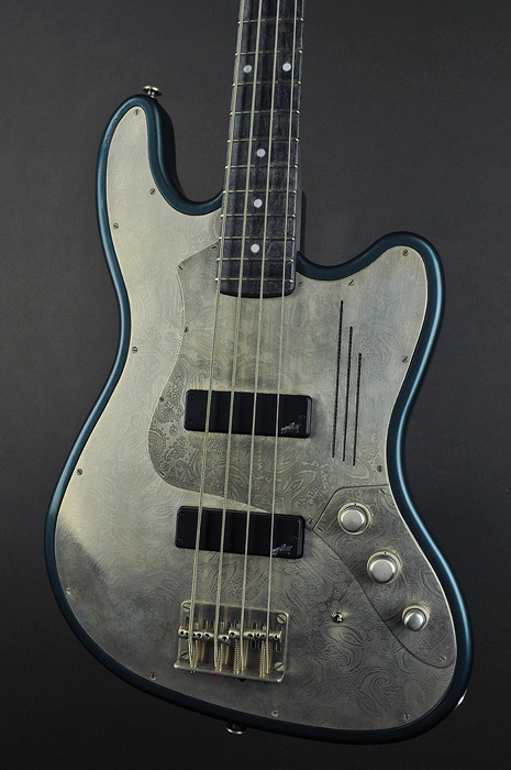13008 Brett Simons Signature Model Antique Silver SteelTopCaster Bass