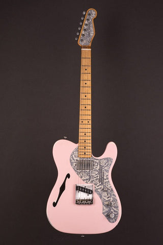 17031 Shell Pink on Cream Roses Deluxe SteelCaster