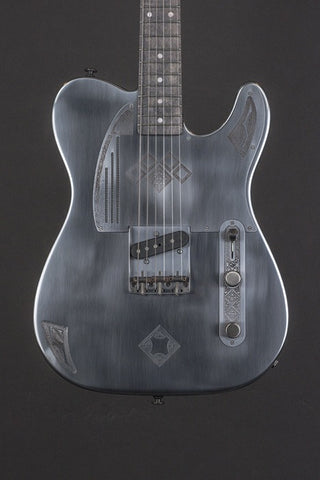 16141 Bare Steel African Engraved SteelCaster
